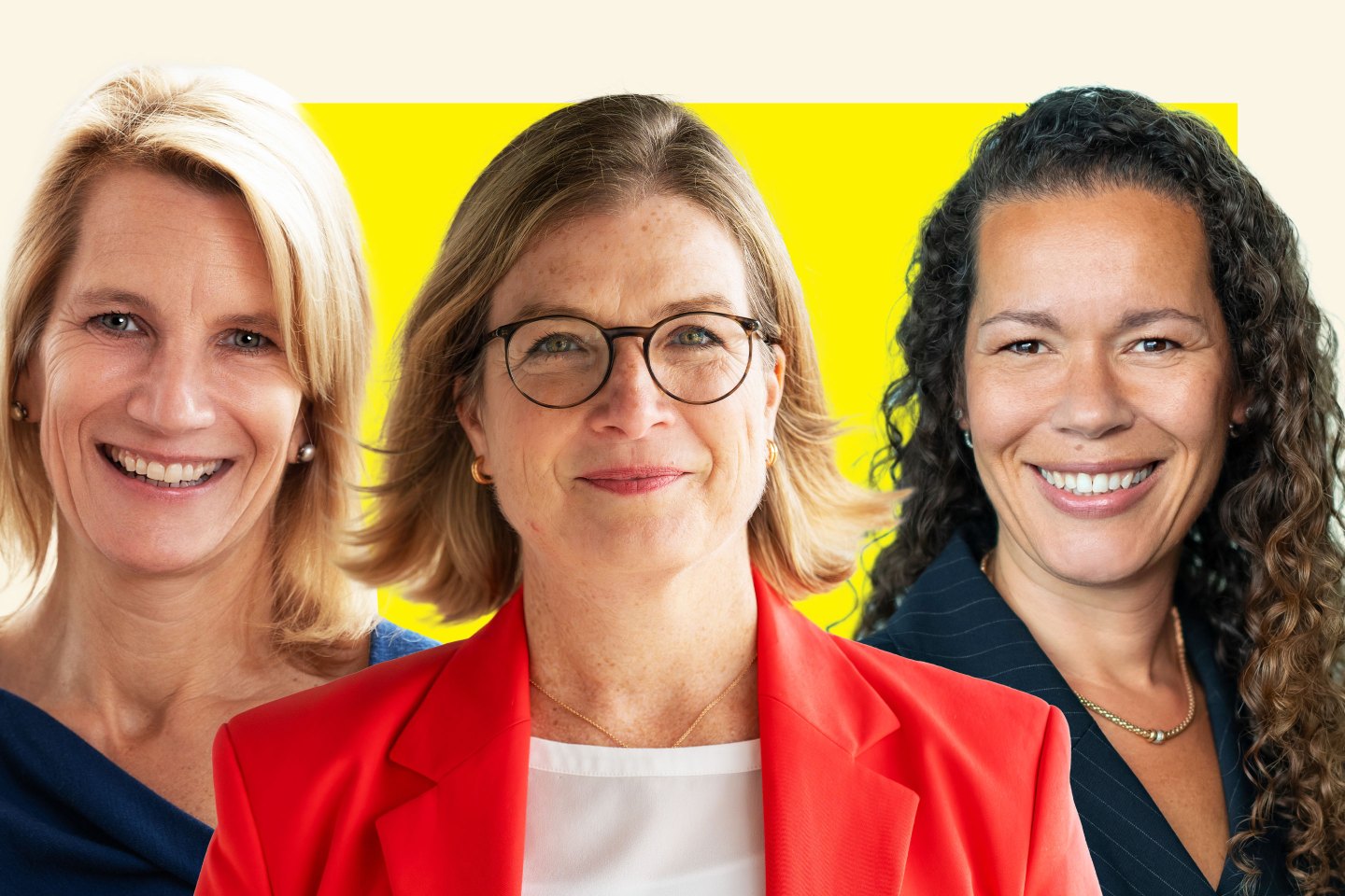 left to right:
Sodexo-Heather Jacobs; Airbus-Carmen MAJA-REX ; Siemens-Nanda Burke 