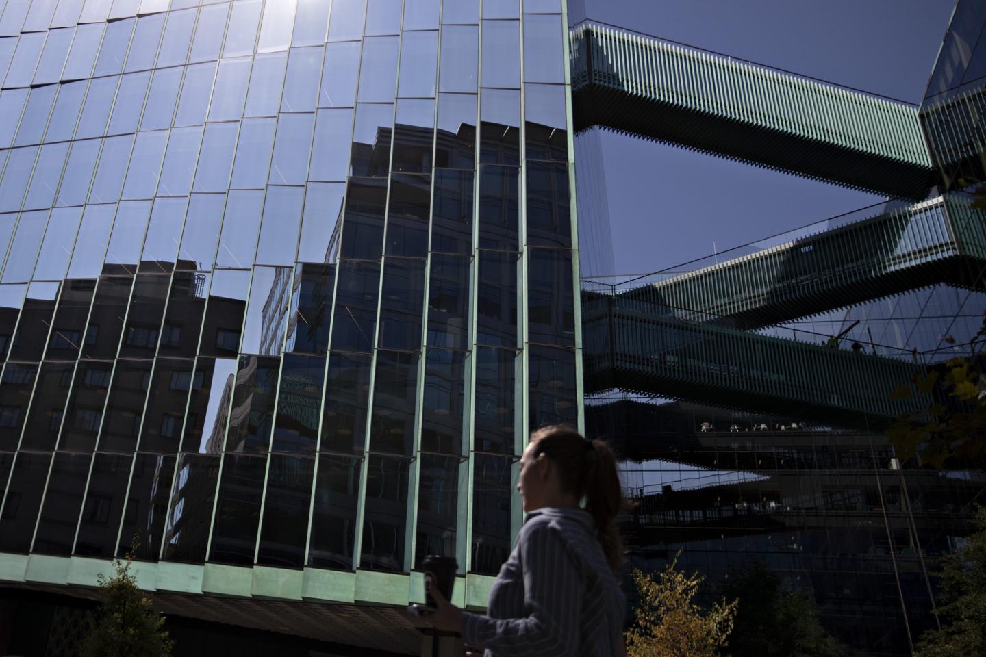 photo of glass building
