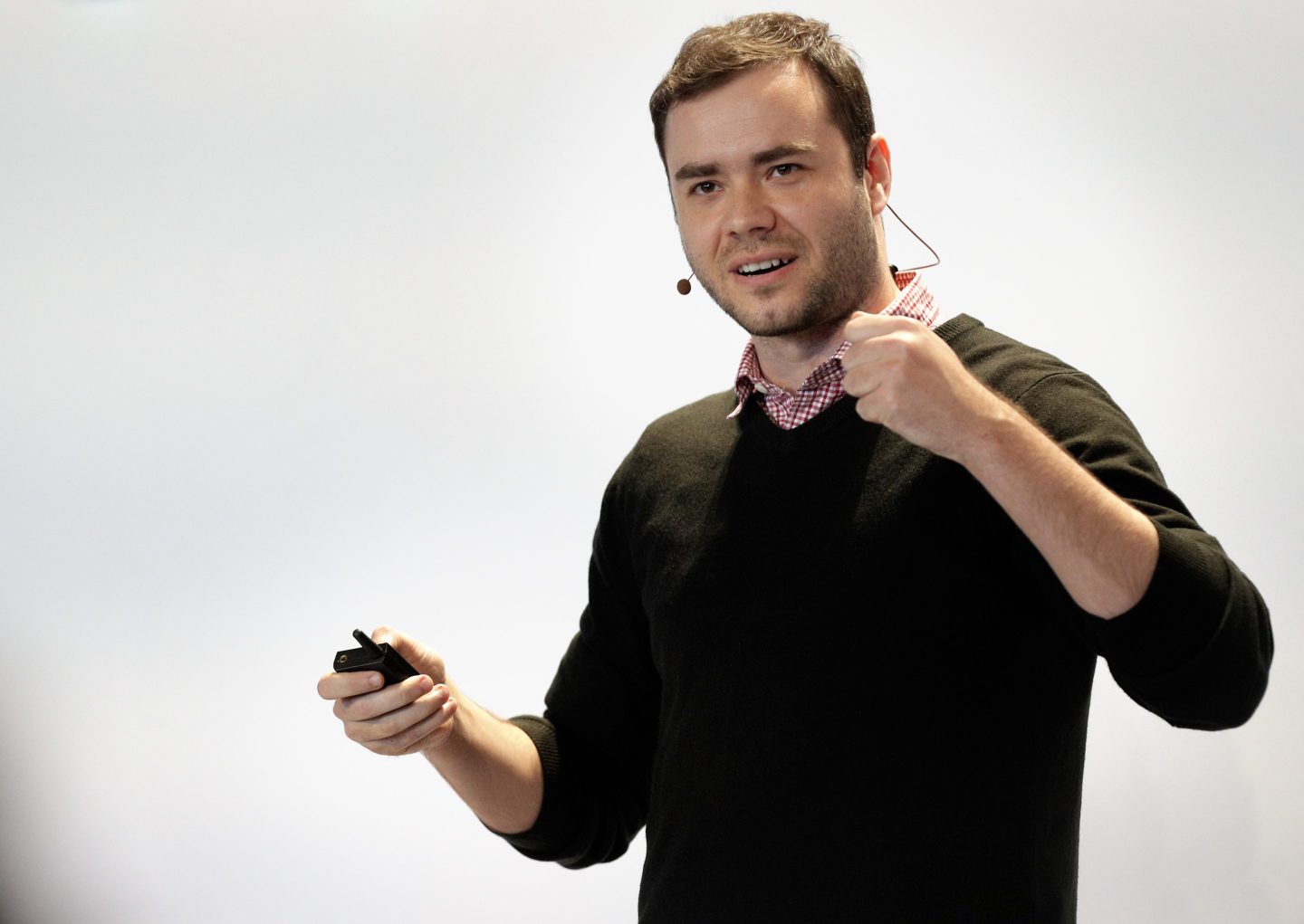 Andrej Karpathy Director of AI Tesla a keynote speaker at the Train AI conference at Pier 27 in San Francisco, Ca. on Thurs. May 10, 2018, (Photo By Michael Macor/The San Francisco Chronicle via Getty Images)