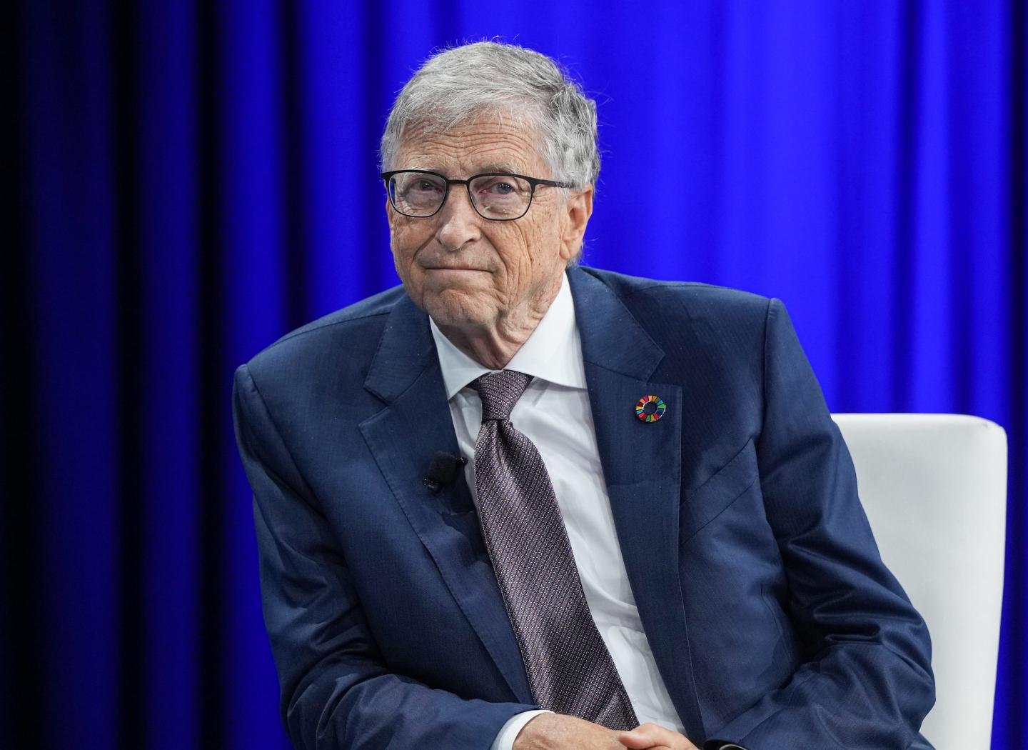 Bill Gates attends the Clinton Global Initiative 2024 Annual Meeting at New York Hilton Midtown on September 24, 2024 in New York City.