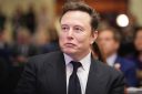 Elon Musk stares