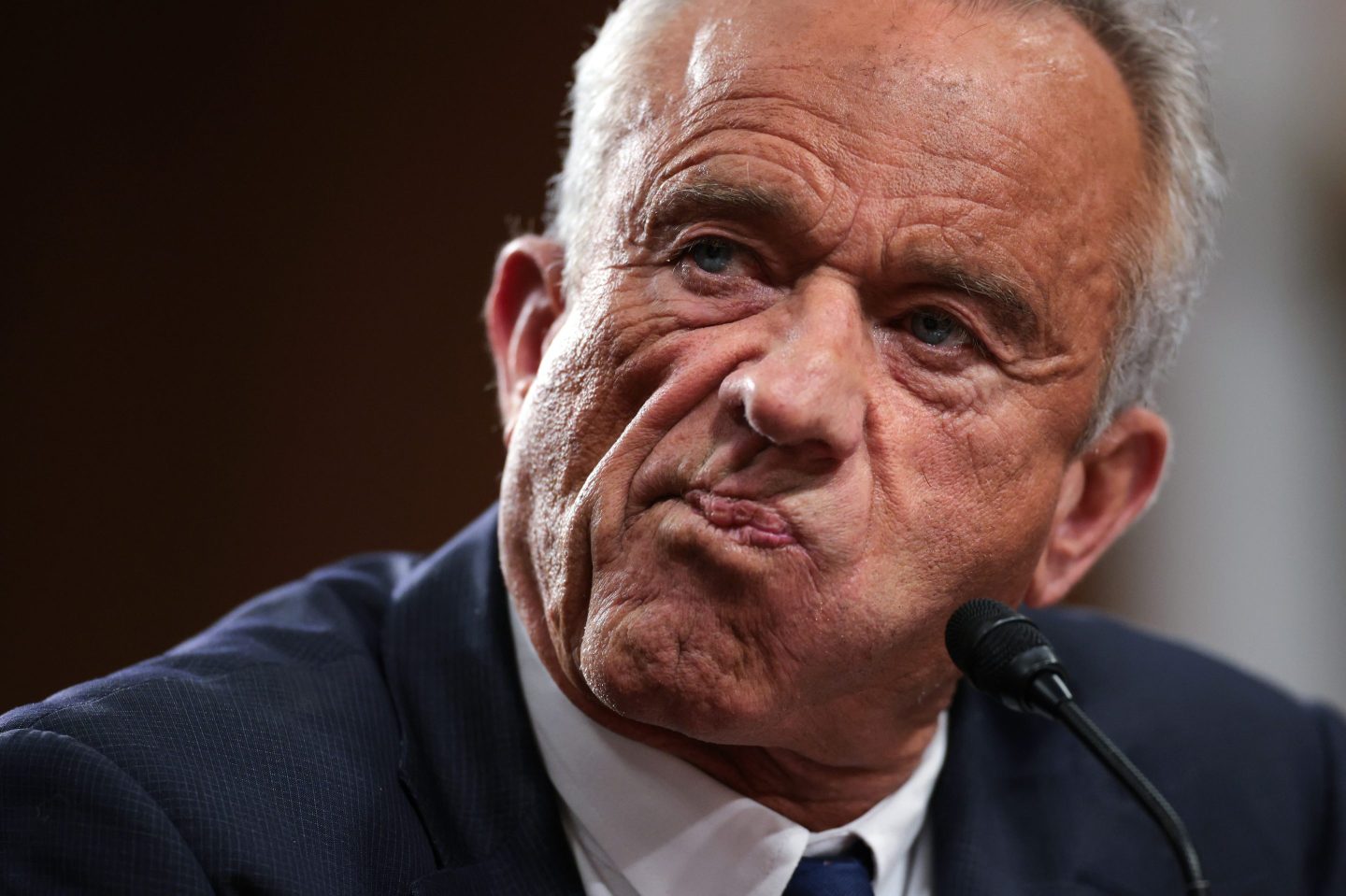 Robert F. Kennedy Jr., scrunching his face.