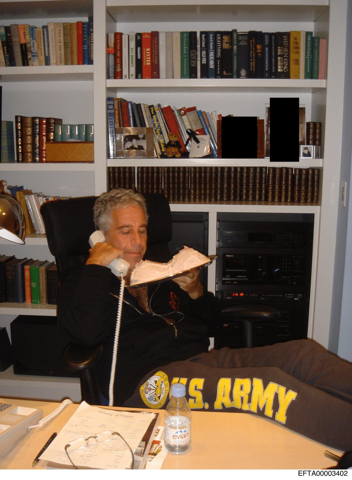 USA - DECEMBER 20: (----EDITORIAL USE ONLY - MANDATORY CREDIT - âTHE US JUSTICE DEPARTMENT / HANDOUT' - NO MARKETING NO ADVERTISING CAMPAIGNS - DISTRIBUTED AS A SERVICE TO CLIENTS----) Jeffrey Epstein is seen in one of the images released by the US Department of State. The US Justice Department released thousands of records Friday related to the sex trafficking investigation into disgraced financier Jeffrey Epstein and his accomplice Ghislaine Maxwell. The release came on the last day of the 30 days allowed by the Epstein Files Transparency Act -- legislation forcing the Justice Department action to release all documents related to the probe. (Photo by The US Justice Department / Handout /Anadolu via Getty Images)