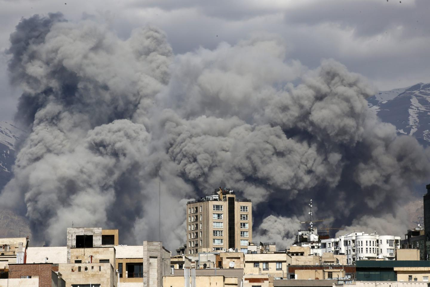 explosion in a middle eastern city