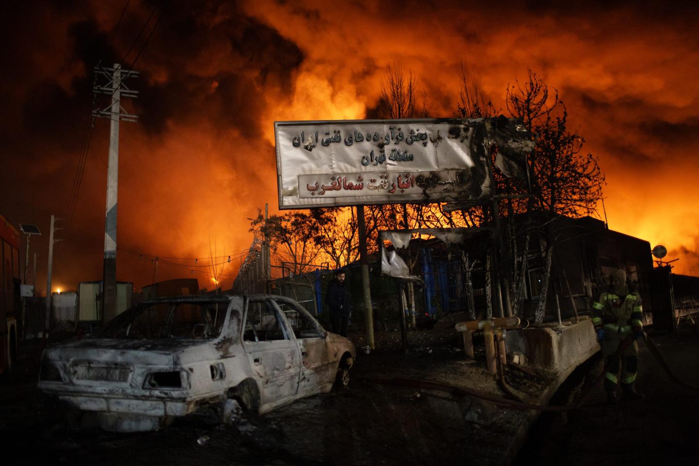 Tehran engulfed in fire, smoke and acid rain following strikes