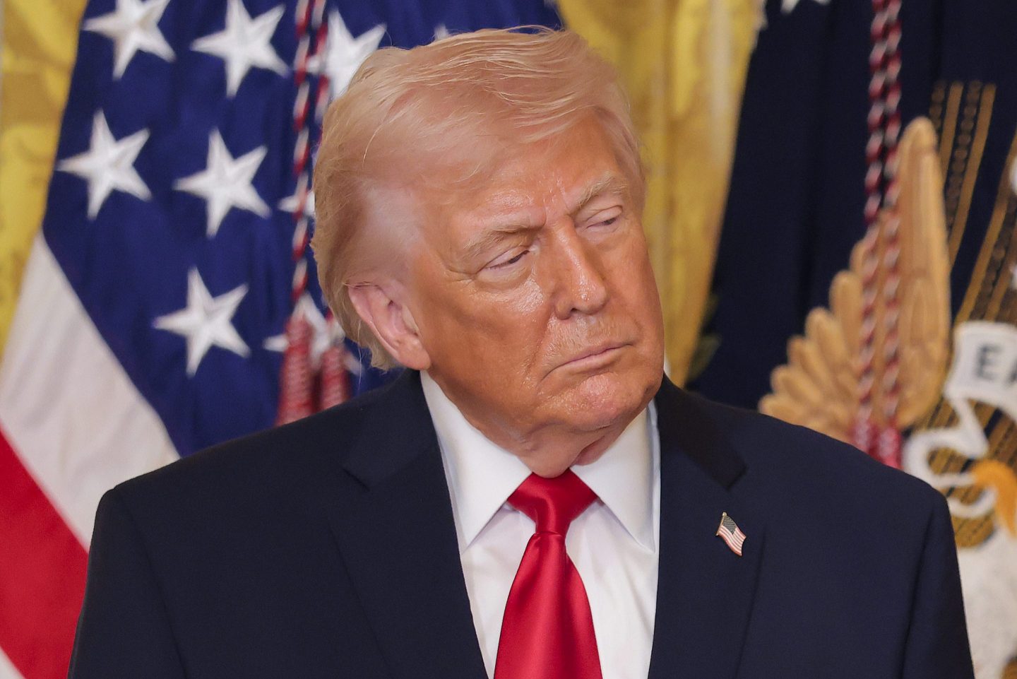 President Donald Trump at the White House