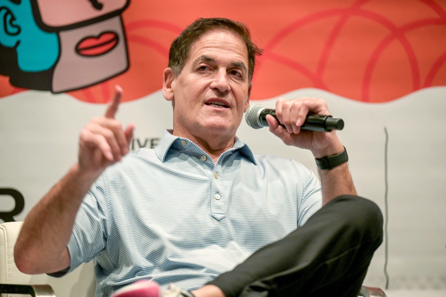 AUSTIN, TEXAS - MARCH 14: Mark Cuban speaks onstage during the "Can Media Survive AI? The Fight For Public Trust" session during the 2026 SXSW Conference And Festival at JW Marriott Austin on March 14, 2026 in Austin, Texas. (Photo by Nicola Gell/Getty Images)