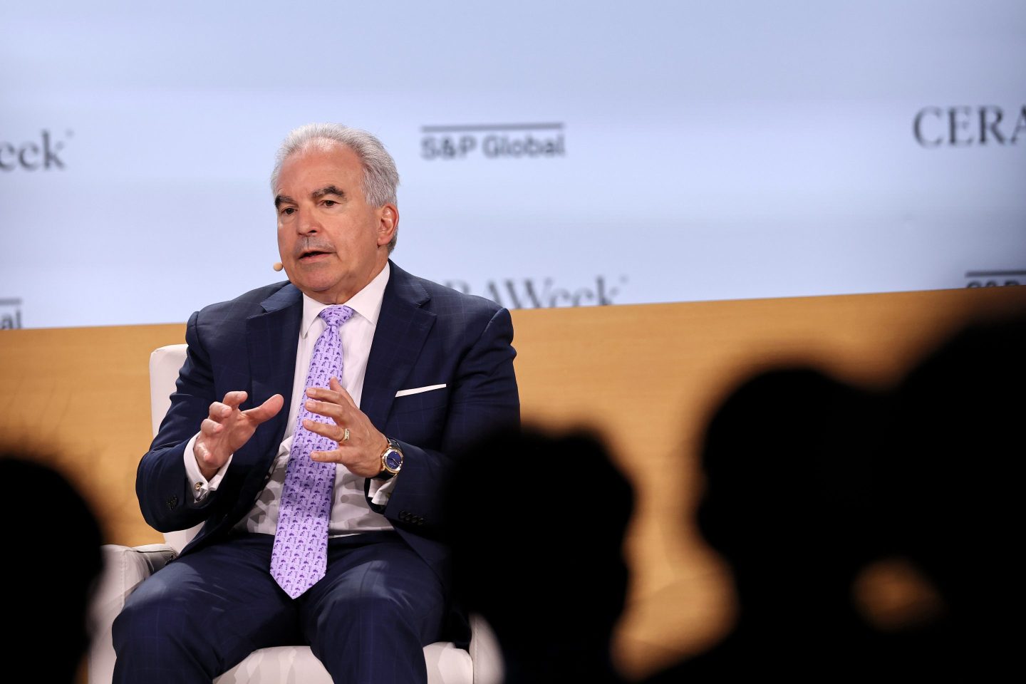 Jack Fusco, chief executive officer of Cheniere Energy, at the CERAWeek by S&P Global conference in Houston.