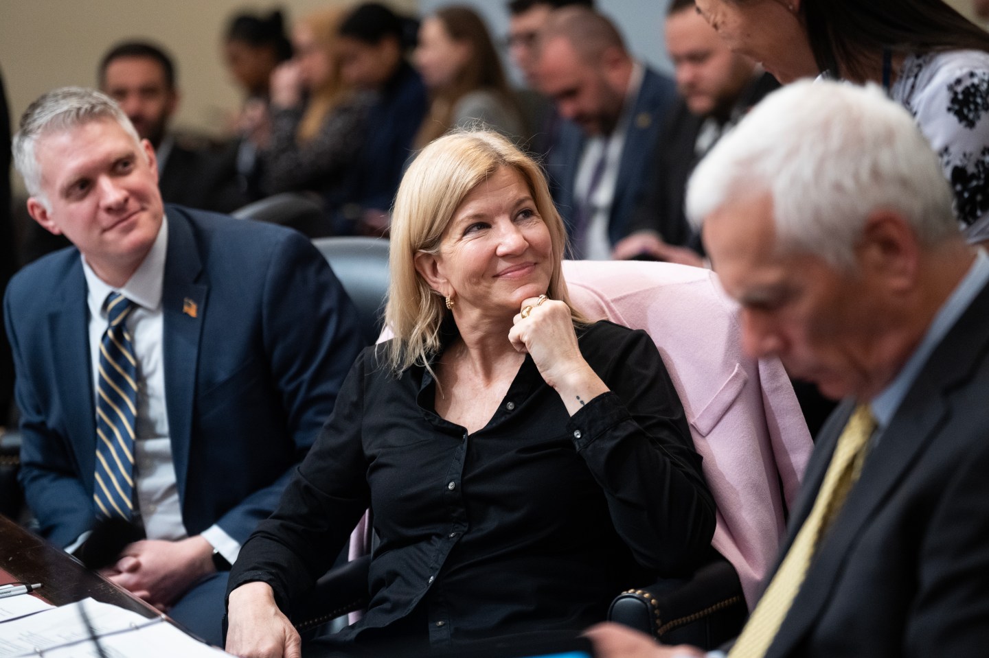 Maya MacGuineas, center, Committee for Responsible Federal Budget.
