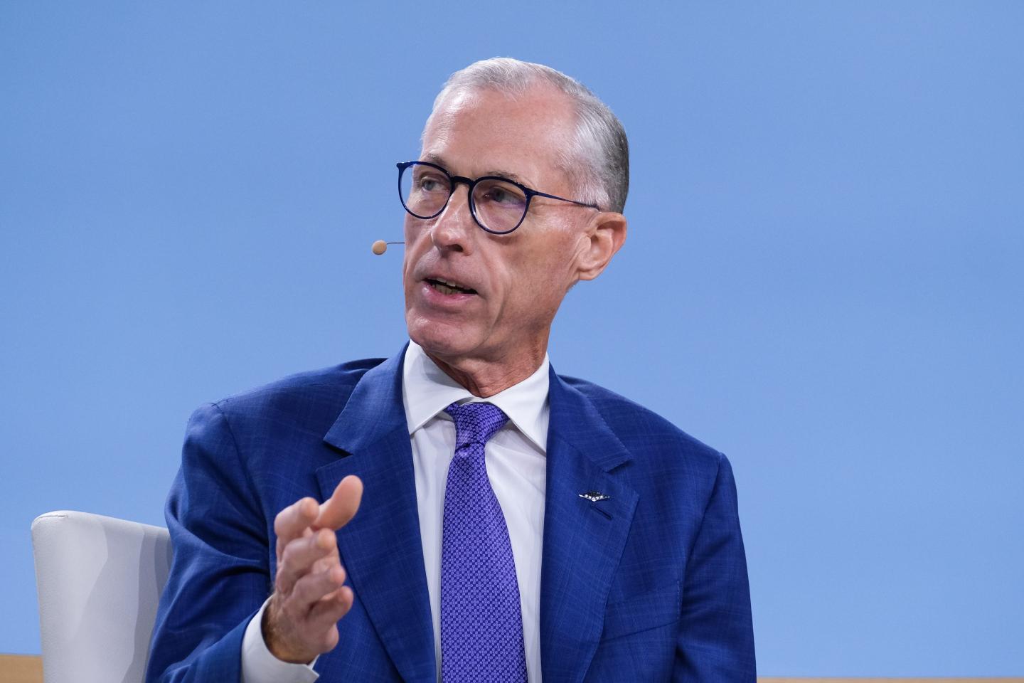 Jim Fitterling, chief executive officer of Dow Inc., at the CERAWeek by S&P Global conference in Houston, Texas, US, on Thursday, March 26, 2026. The event convenes more than 10,000 participants from over 2,350 companies across 89 countries for dialogue on the agenda ahead as the world enters a new era of energy transition. Photographer: F. Carter Smith/Bloomberg via Getty Images