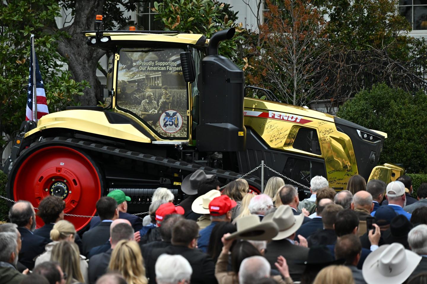 golden tractor