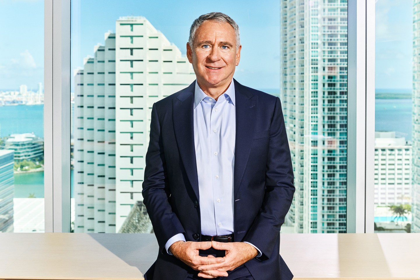 Ken Griffin photographed in miami on March 10, 2026