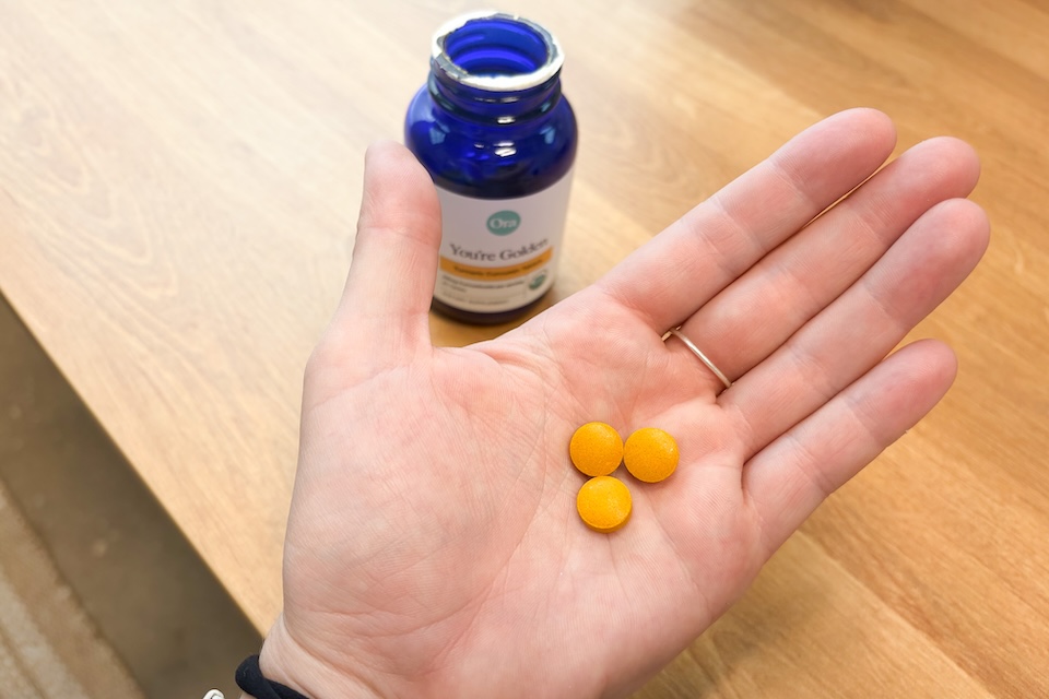 Ora Organics as best turmeric supplement