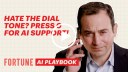 Video thumbnail for Fortune AI Playbook video with Jeremy Kahn, titled, "Hate the dial tone? Press 0 for AI support."