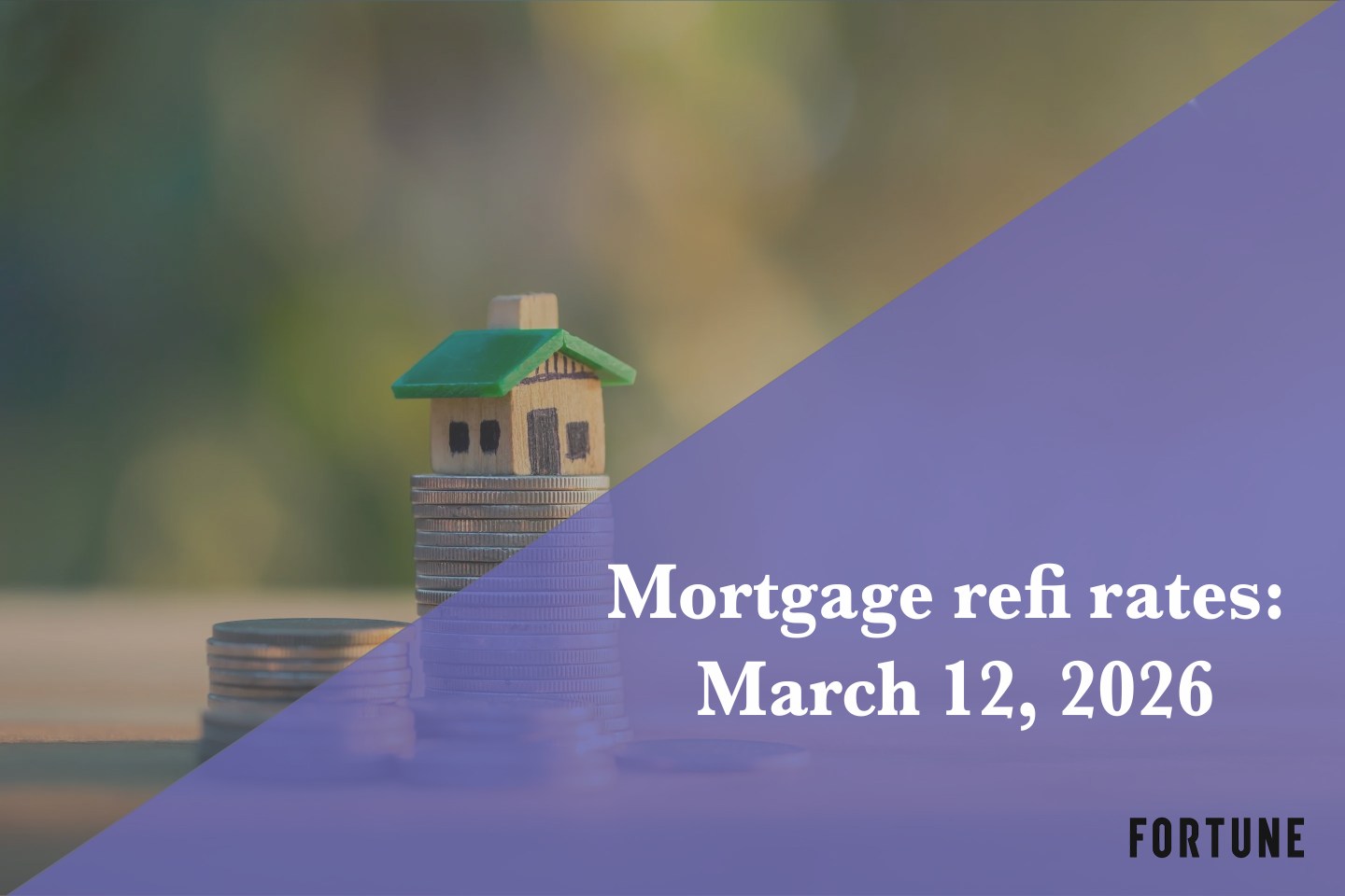 Current refi mortgage rates report for March 12, 2026
