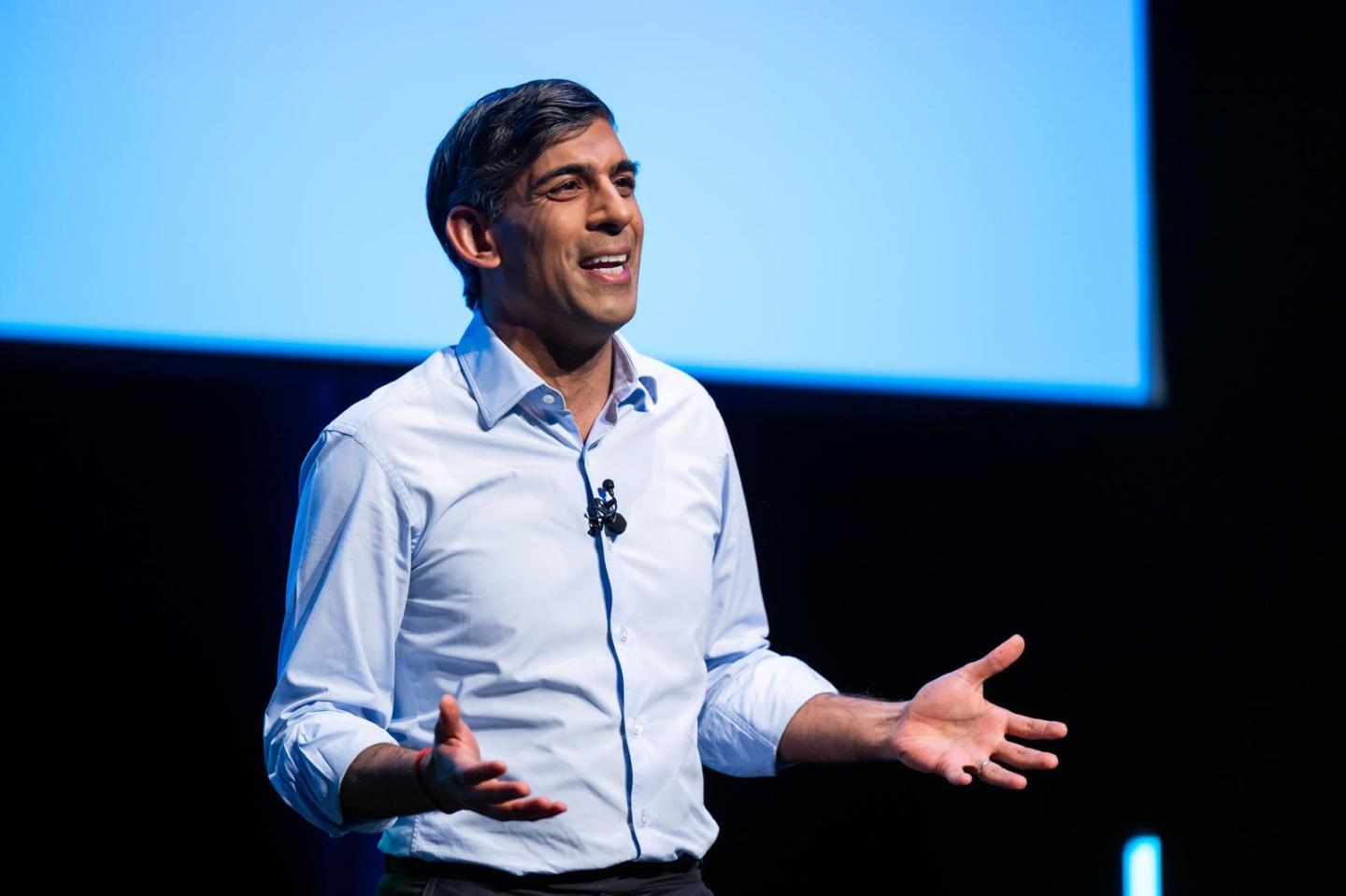 Rishi Sunak at the Goldman Sachs 10,000 Small Businesses U.K. AI for Growth event in Birmingham, March 2026.