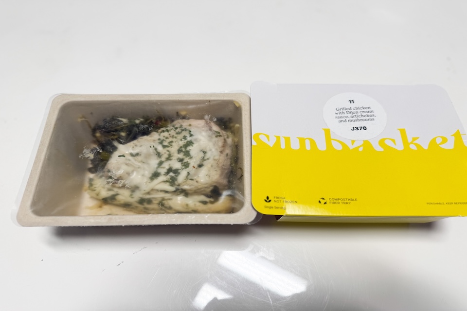 Sunbasket as best frozen meal delivery service