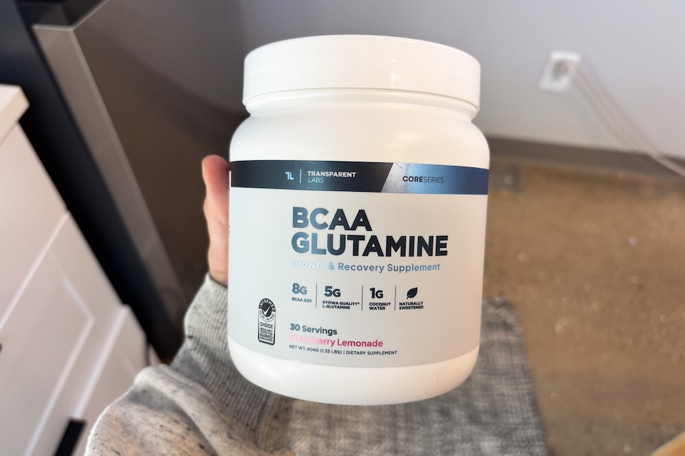 Transparent Labs BCAA as best supplement for muscle growth