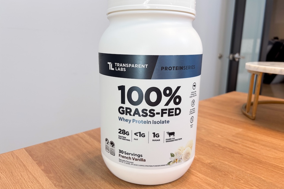 Transparent Labs Whey as best supplement for muscle growth