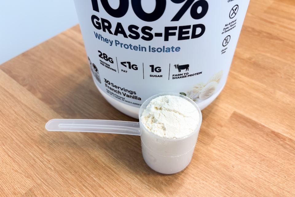 Transparent Labs whey as best supplement for muscle growth