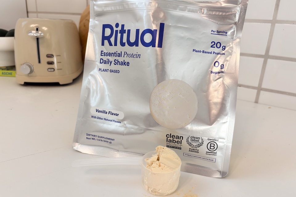 Ritual as best vegan protein powder