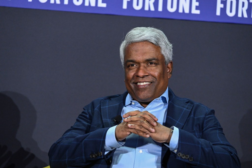 Google Cloud CEO Thomas Kurian at Fortune Brainstorm AI 2025 in San Francisco. (Photo: Stuart Isett/Fortune)
