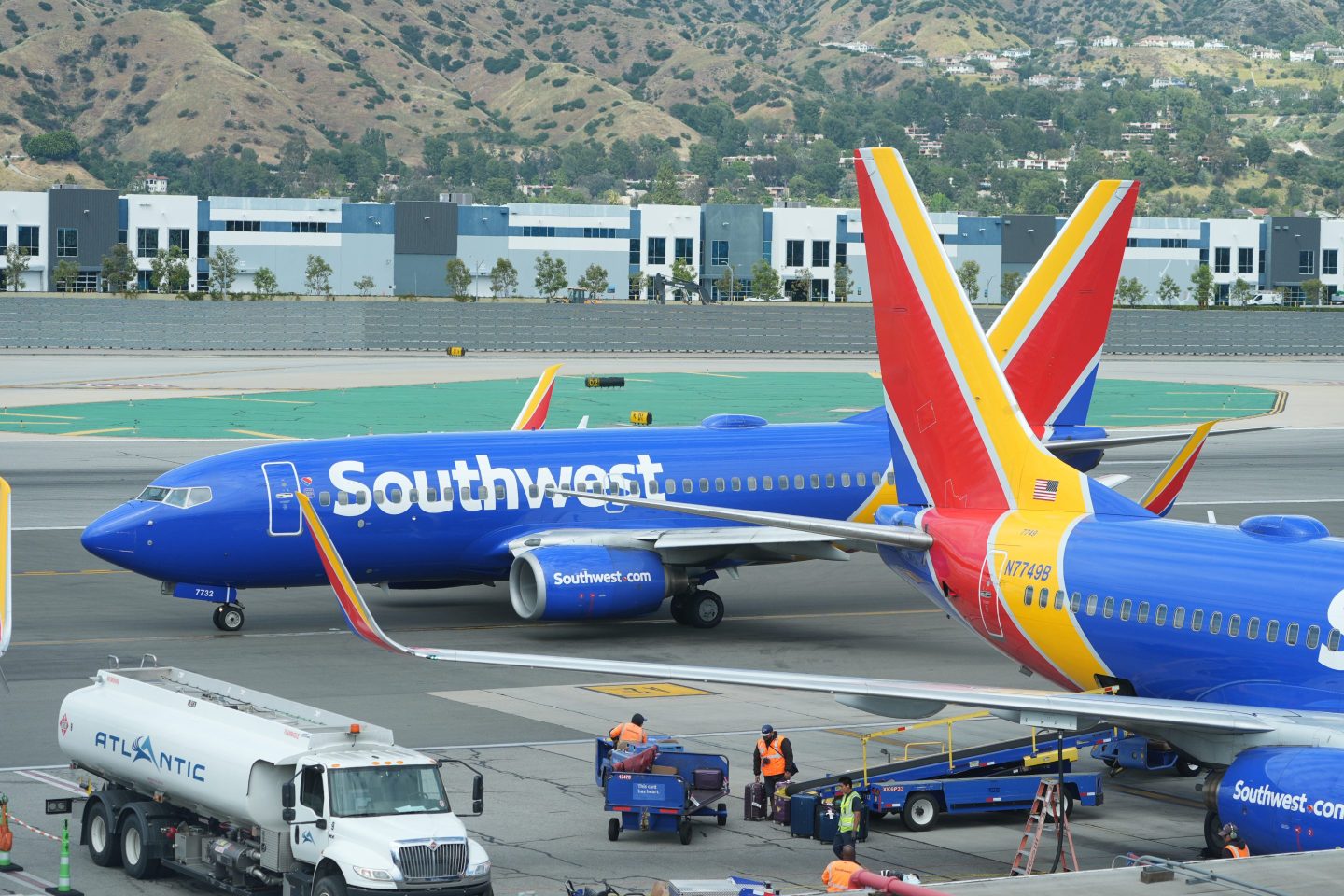 Two Southwest Airline planes narrowly avoided a collision in Nashville on Saturday