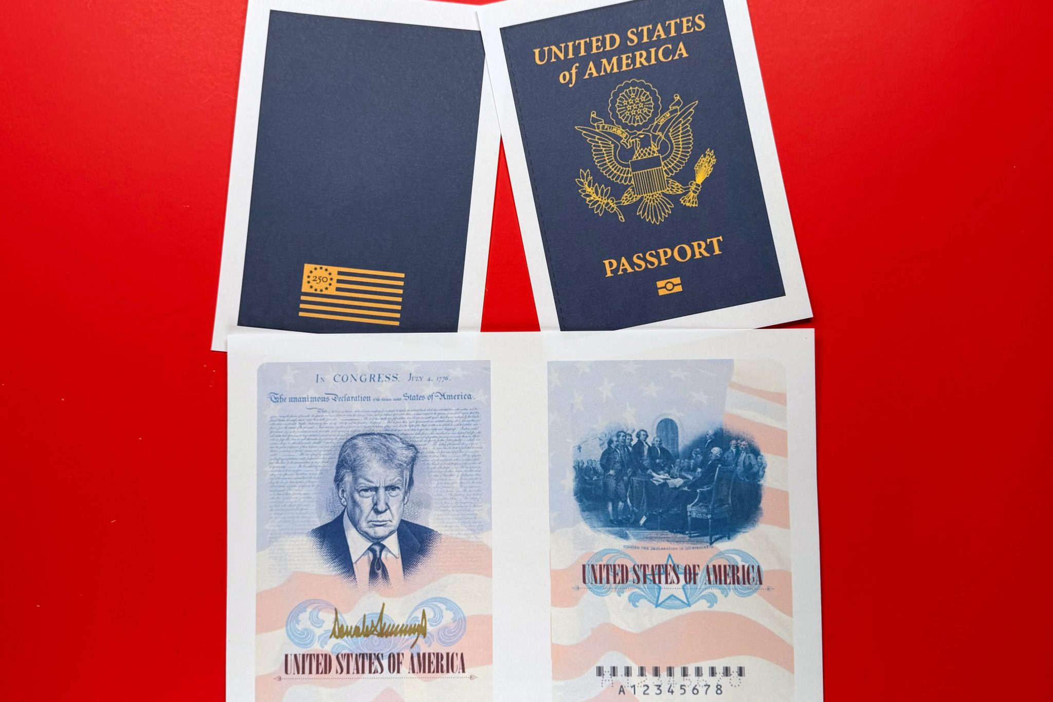 Trump’s picture on the passport to celebrate America’s 250th birthday: State Department preps limited release