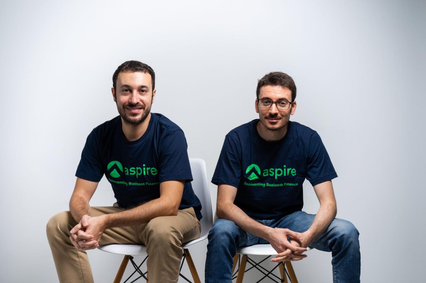 Aspire cofounders Andrea Baronchelli (left) and Giovanni Casinelli.