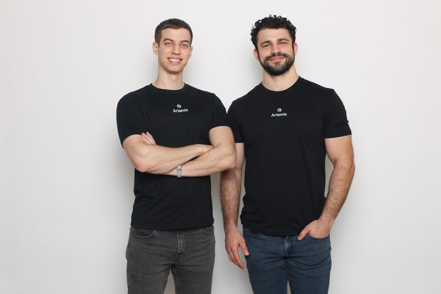 From left: Shachar Hirshberg, cofounder and CEO of Artemis, and Dan Shiebler, cofounder and CTO.