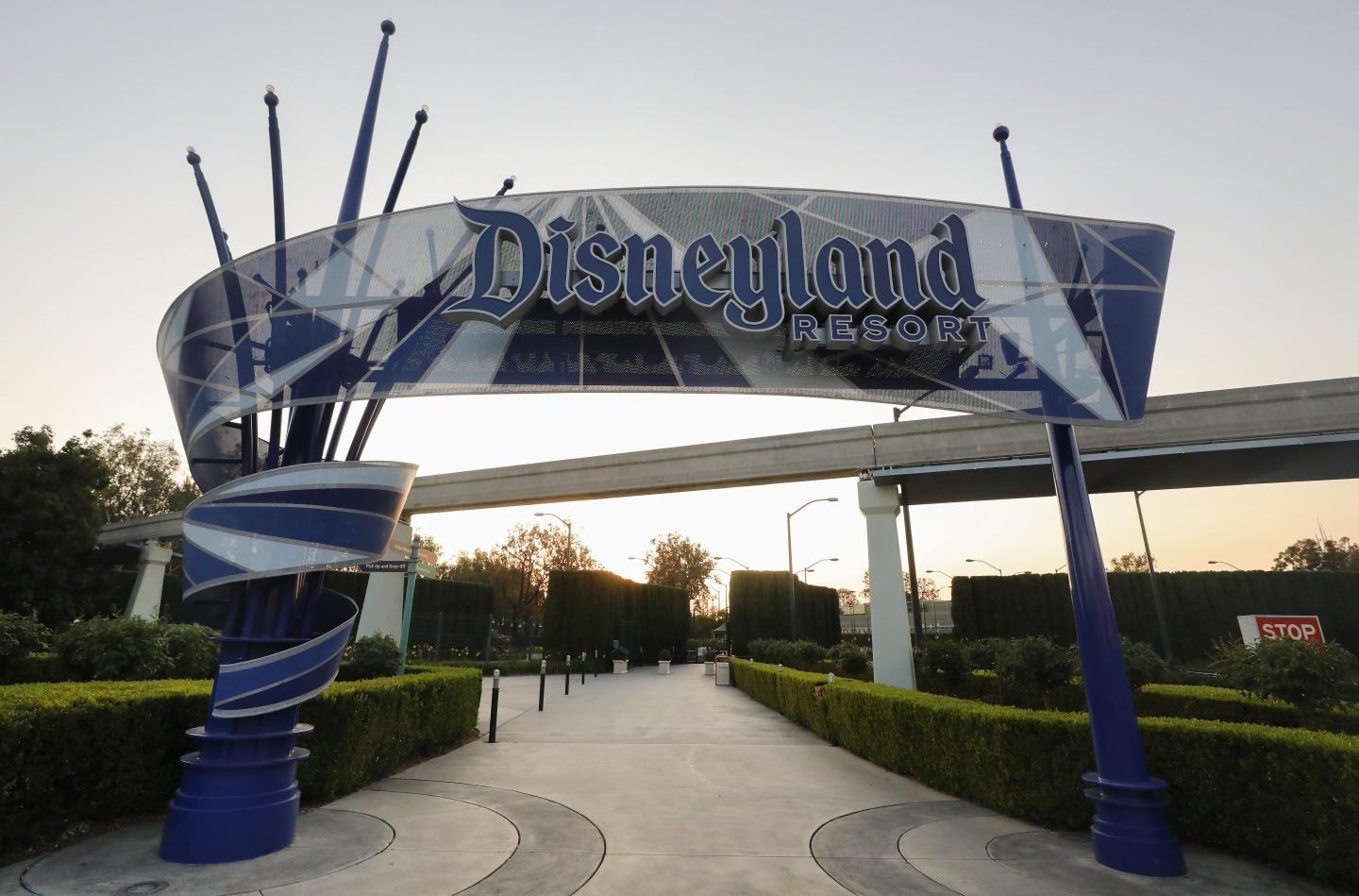 Photo of a Disneyland sign