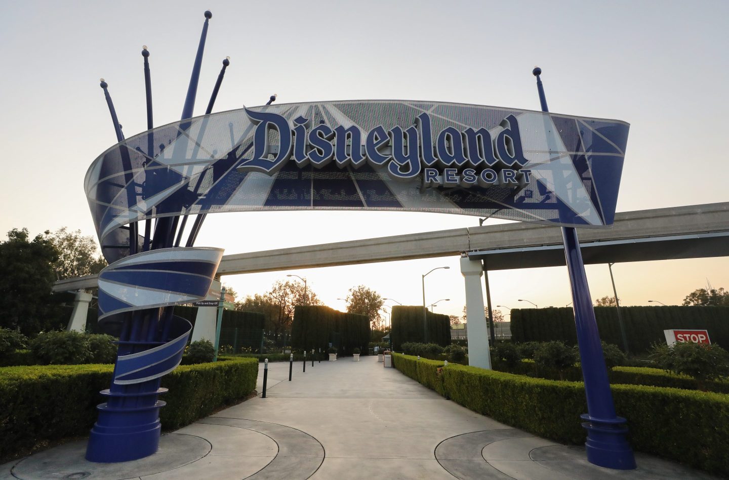 Photo of a Disneyland sign