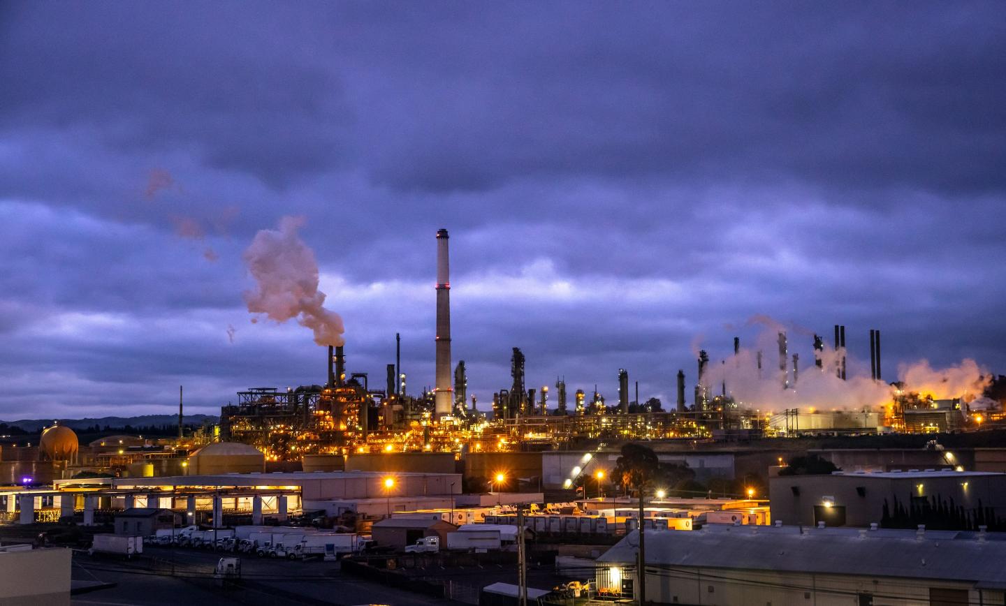 The Valero Refinery in Benicia, Calif., on Wednesday, April 16, 2025. Valero is closing its refinery in Benicia in April 2026. (Photo by Carlos Avila Gonzalez/San Francisco Chronicle via Getty Images)