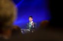 Kevin Warsh, former governor of the US Federal Reserve, during the International Monetary Fund (IMF) and World Bank Spring meetings at the IMF headquarters in Washington, DC, US, on Friday, April 25, 2025.