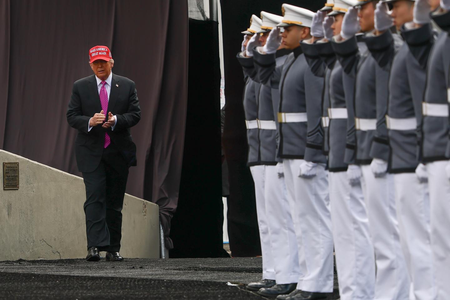 President Trump Speaks At West Point Commencement Ceremony