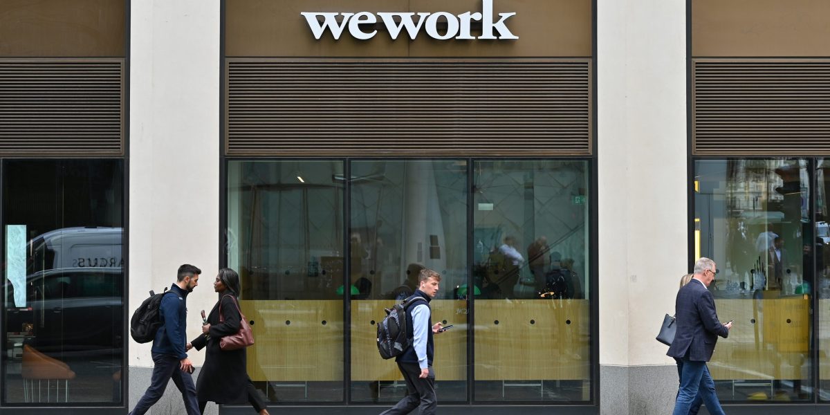 WeWork’s latest comeback bet fits inside a phone booth WeWork’s latest comeback bet fits inside a phone booth