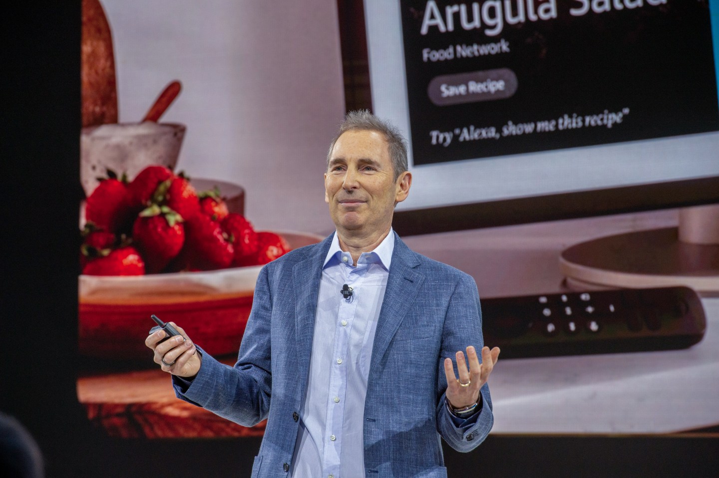 Amazon CEO Andy Jassy in New York on February 26, 2025. (Photo: Andrej Sokolow/picture alliance/Getty Images)