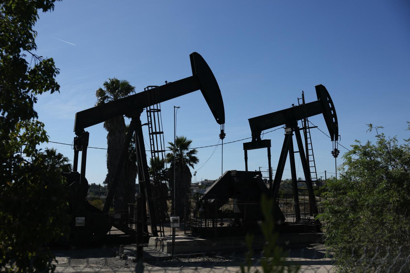 Pump jacks at the Inglewood Oil Field in Los Angeles County, March 17, 2026. While many have blamed inflation on the oil shock, one economist thinks that explanation doesn’t hold up.