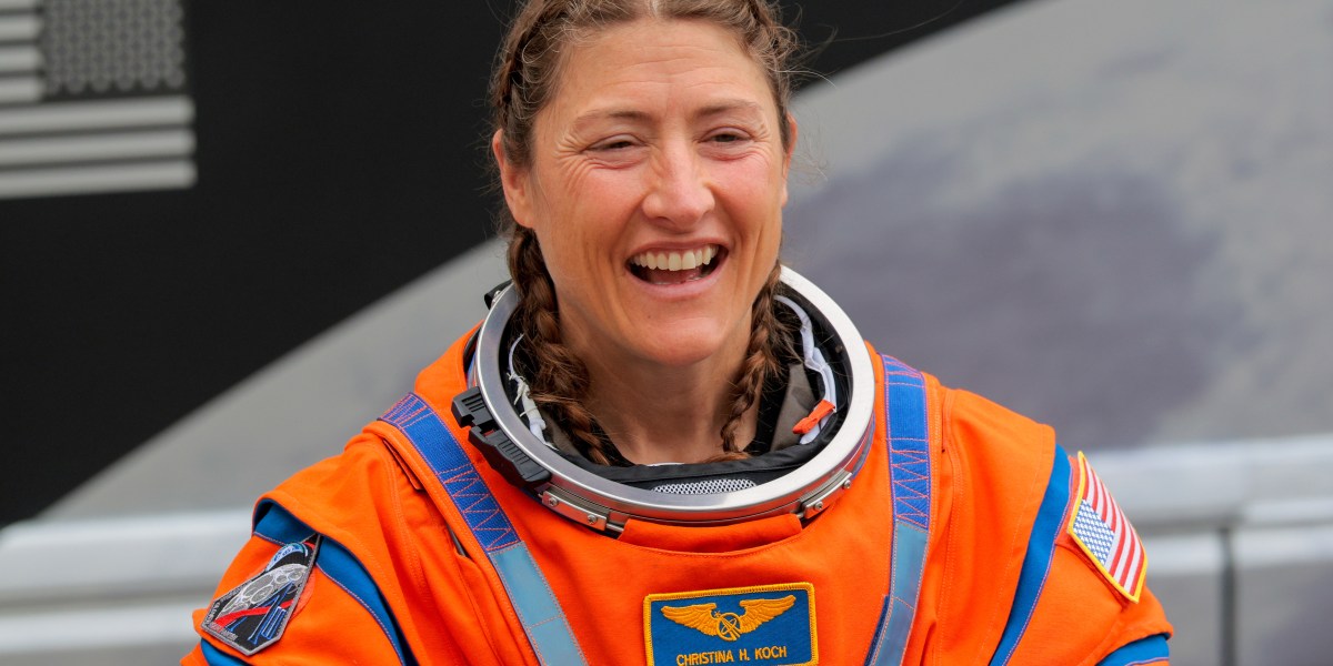 Christina Koch’s journey around the moon marks a new era for women in space