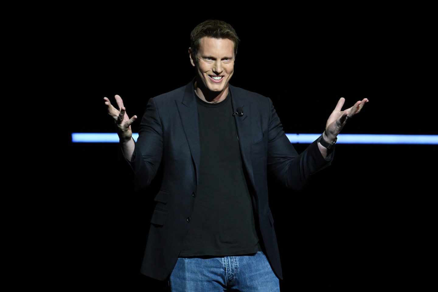 David Ellison smiles