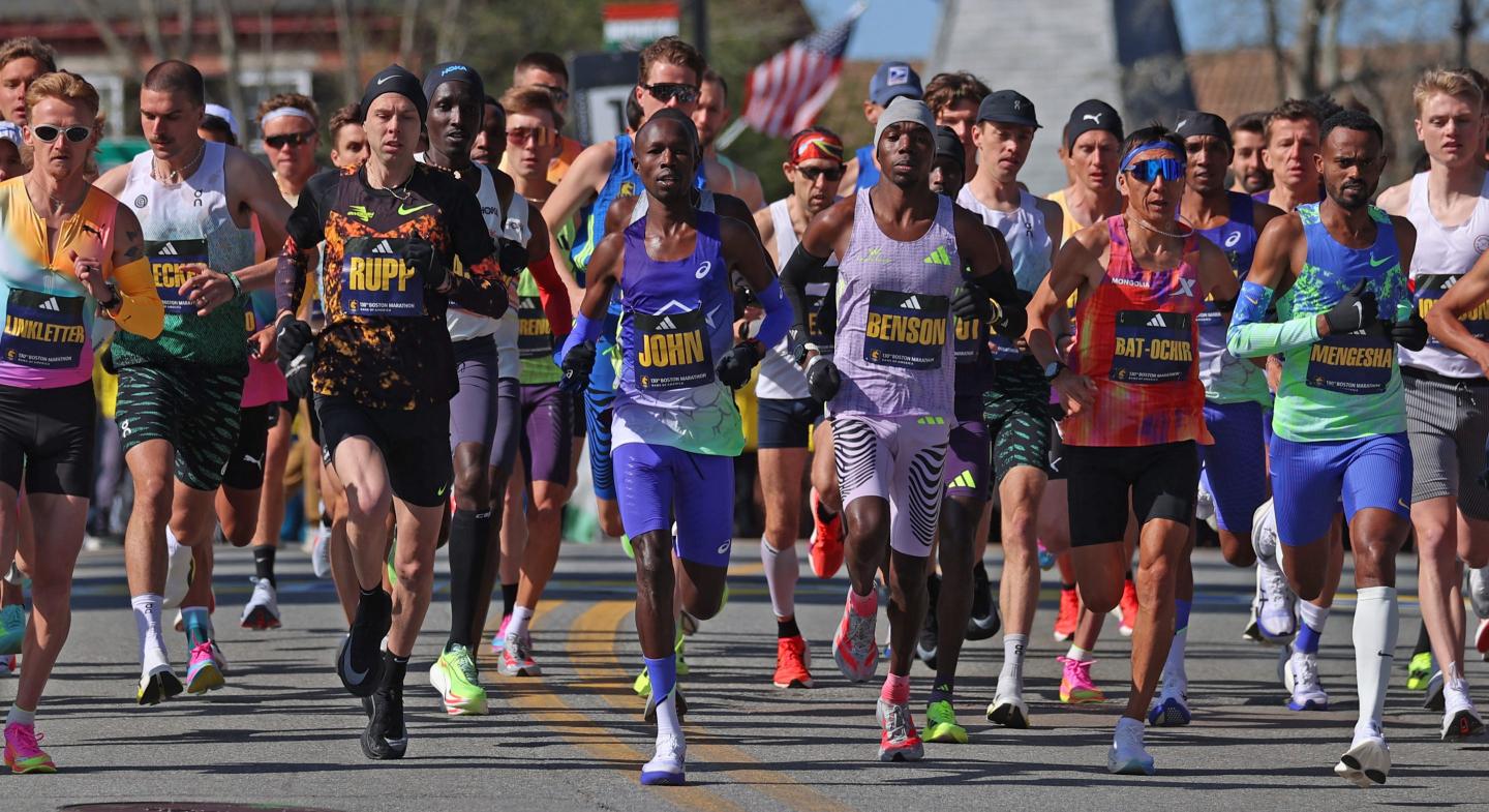 The 130th Boston Marathon, on April 20, 2026.