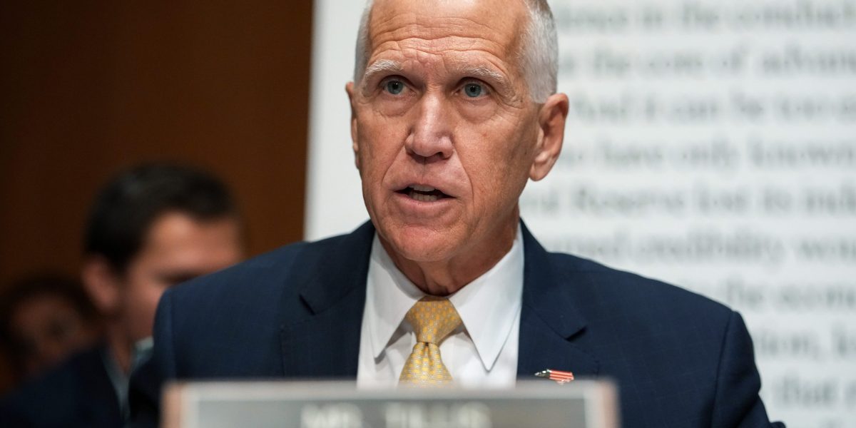 GOP senator blocking Warsh makes his stand on market stability