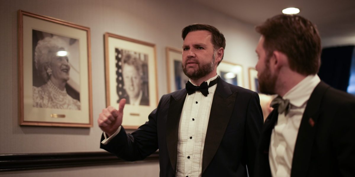 After the gunshots, JD Vance was the first to be pulled off stage, then Trump and the first lady