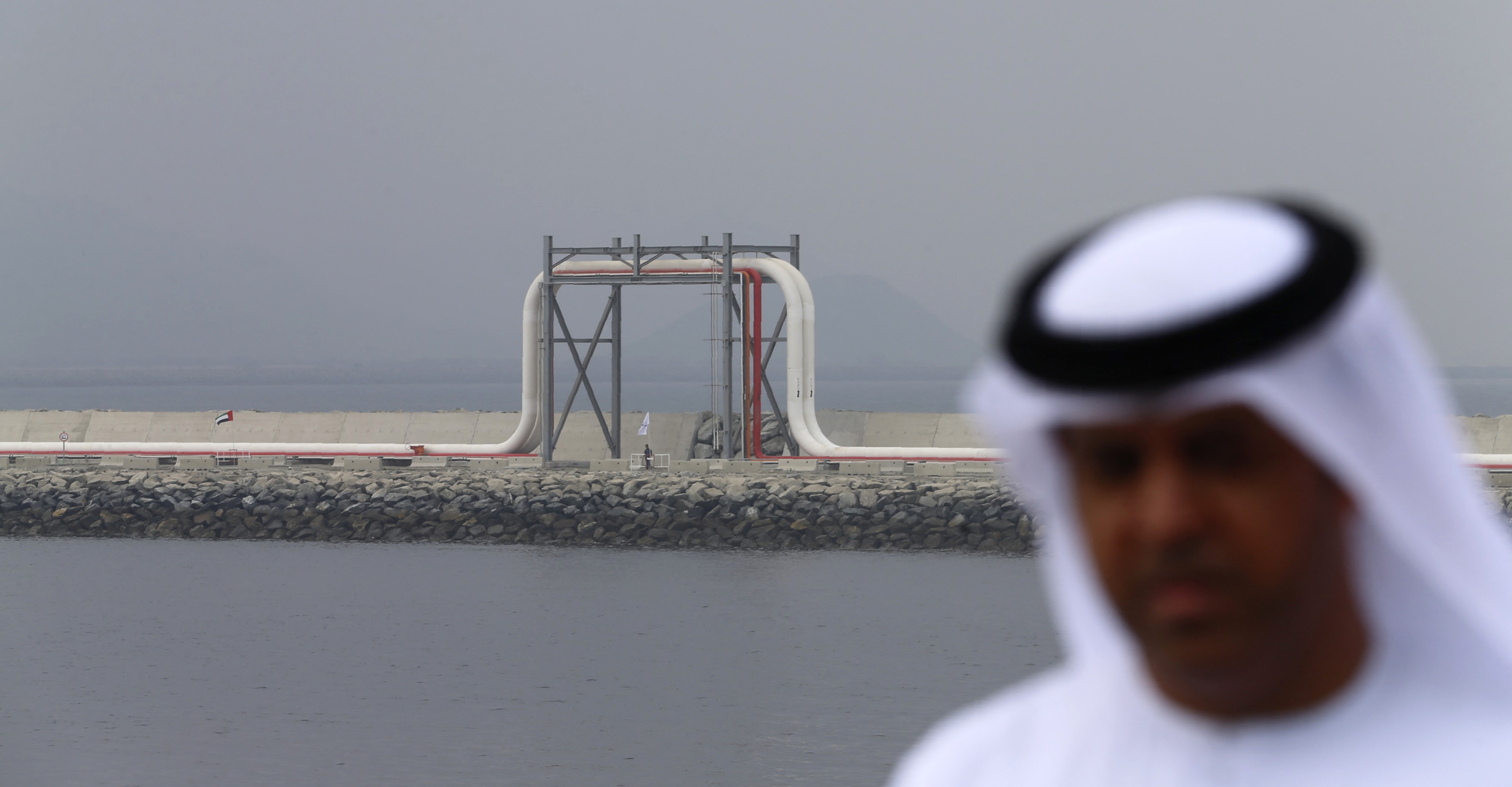 A pipeline in the UAE. The country announced it would be leaving OPEC in a surprise move. 