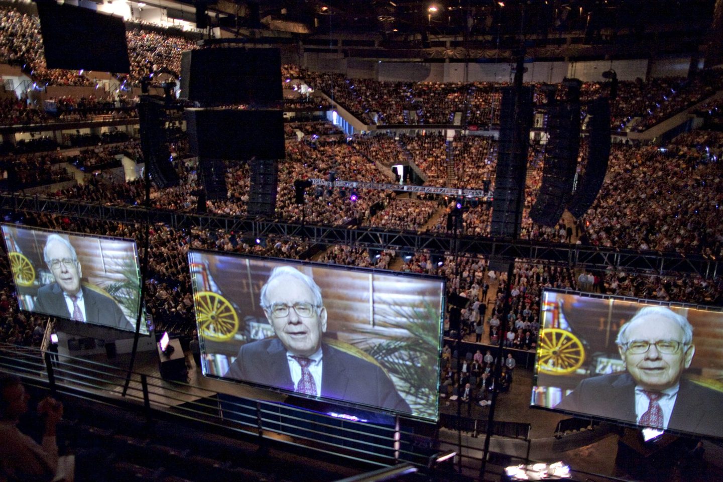 A stadium full of shareholders