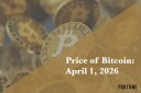 Current price of Bitcoin for April 1, 2026