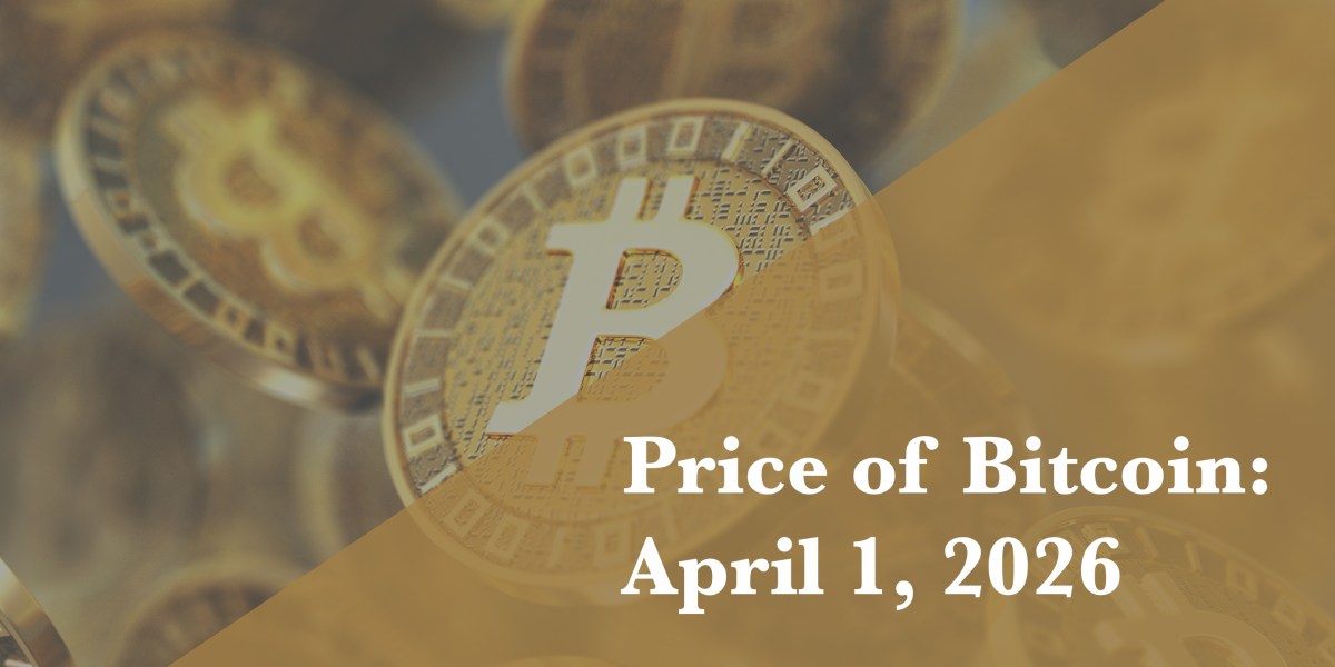 Current price of Bitcoin for April 1, 2026