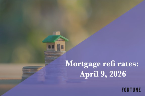 Current refi mortgage rates report for April 9, 2026 | Fortune
