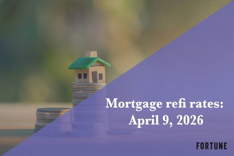 Current refi mortgage rates report for April 9, 2026 | Fortune