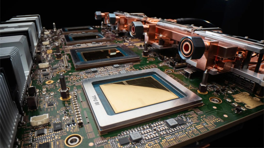 Google's new TPU 8t and TPU 8i custom AI chips. (Photo courtesy Google)